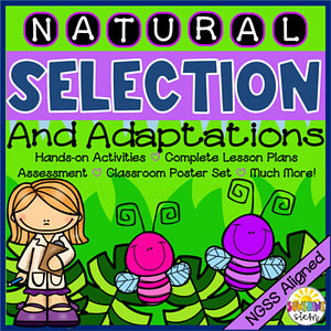 Natural Selection and Adaptations: Full Unit with Reading Passages